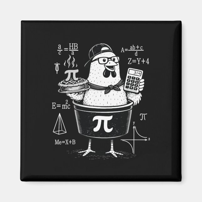 Imã Professor de Matemática Calculadora Engraçada Segu (Frente)