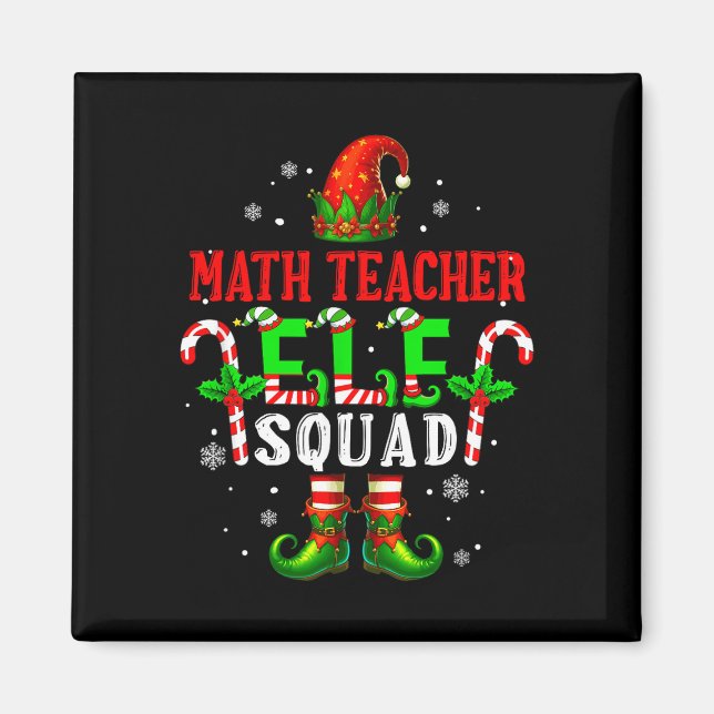 Imã Professor de matemática elfo esquadrão natal elfo  (Frente)