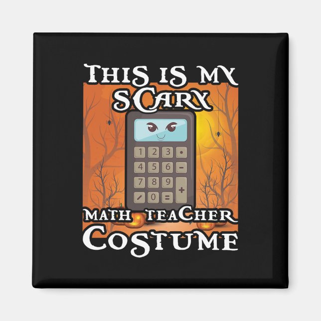 Imã Professor de Matemática Escolar Engraçado Este É o (Frente)