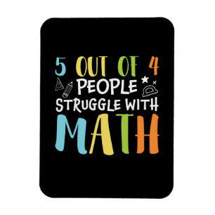 Ímã Professor De Matemática Lutando Com Matemática