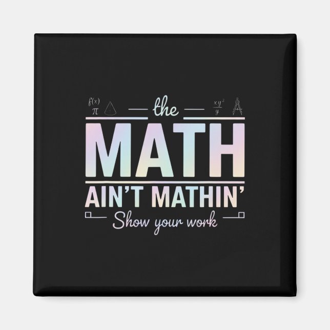 Imã Professor de Matemática Não Está Fazendo Contas, M (Frente)