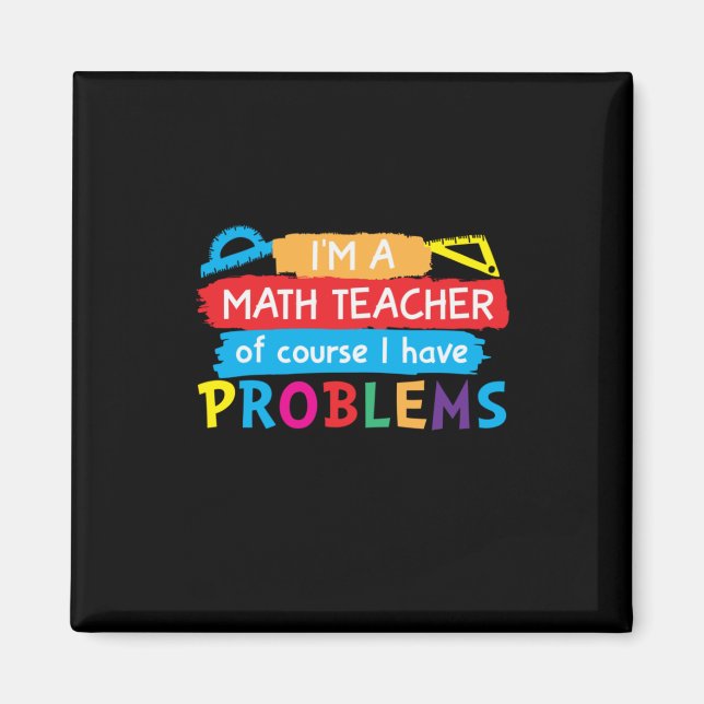 Imã Professor De Matemática Sou Professora De Matemáti (Frente)