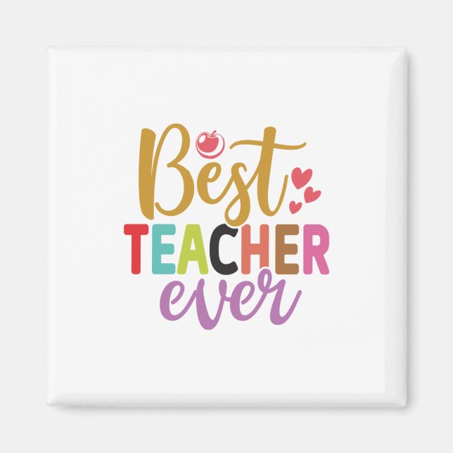 Imã Professor de presentes | Melhor Professora Do Mund (Frente)