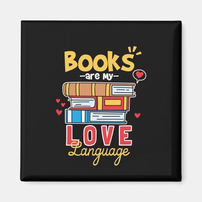 Imã Professor de presentes | Os Livros São A Minha Lín (Frente)