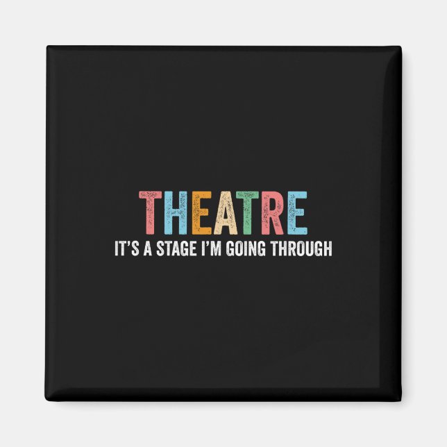 Imã Professor de Teatro Dramático Engraçado Palco Broa (Frente)