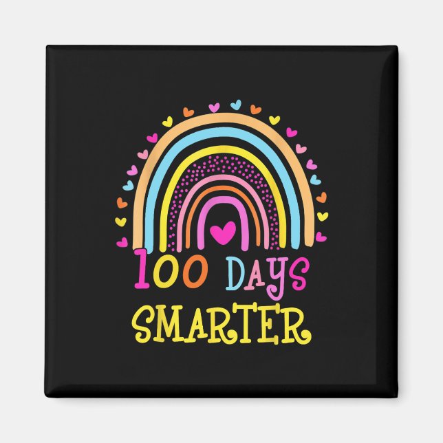 Imã Professor Do Dia 100 Dias Mais Inteligente Do Arco (Frente)
