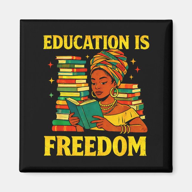 Imã Professor educação história negra é liberdade afro (Frente)