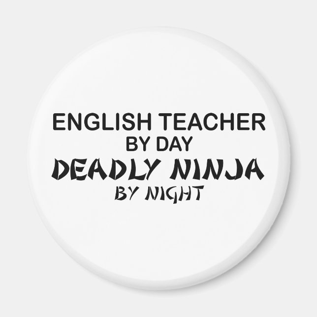 Imã Professor Inglês Morto Ninja (Frente)