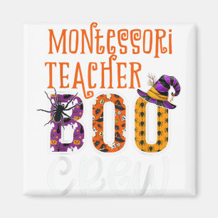 Imã Professor Montessori Boo Crew Halloween Teac