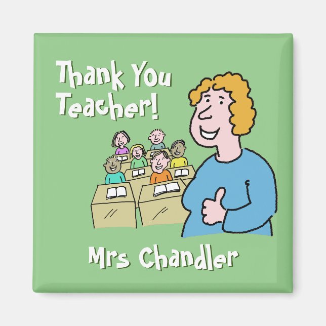 Imã Professor Presente. Obrigado a uma professora femi (Frente)