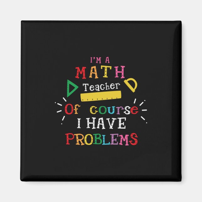 Imã Professor Presente Sou Professora De Matemática (Frente)