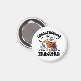 Imã Professor Spooktacular Cute Ghosts Halloween