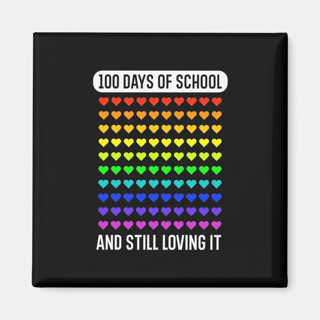 Imã Professora 100 Dias De Escola (Frente)