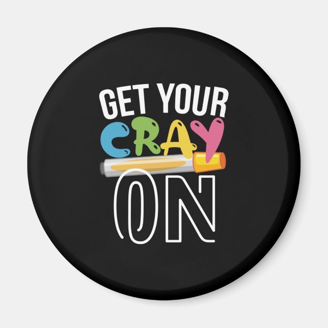 Imã Professora Arte Entra No Seu Cray (Frente)
