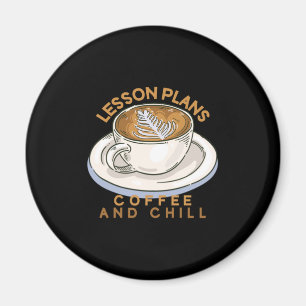 Imã Professora Arte Planeia Café E Enchimento