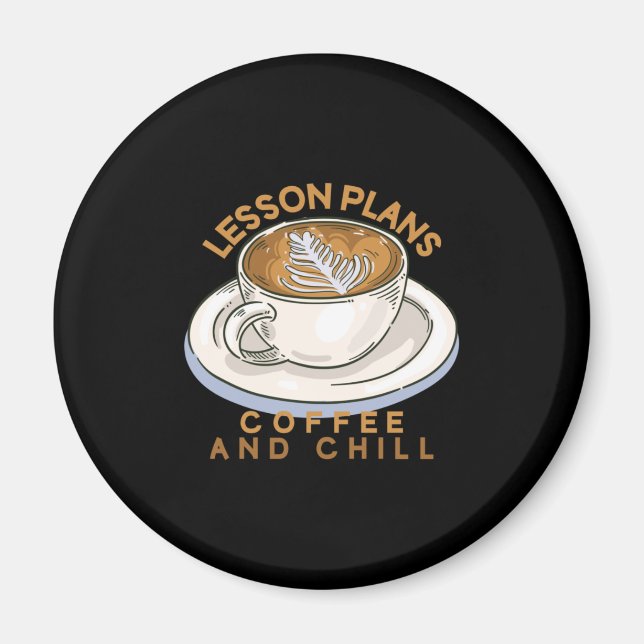 Imã Professora Arte Planeia Café E Enchimento (Frente)