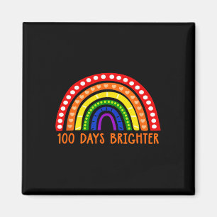 Imã Professora De Diversão Brilhante Days 100º Dia Da