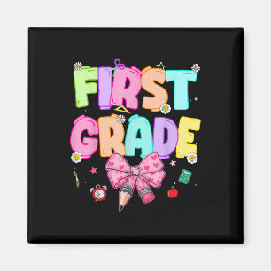 Imã Professora de Primeira Série Preppy de Volta às Au