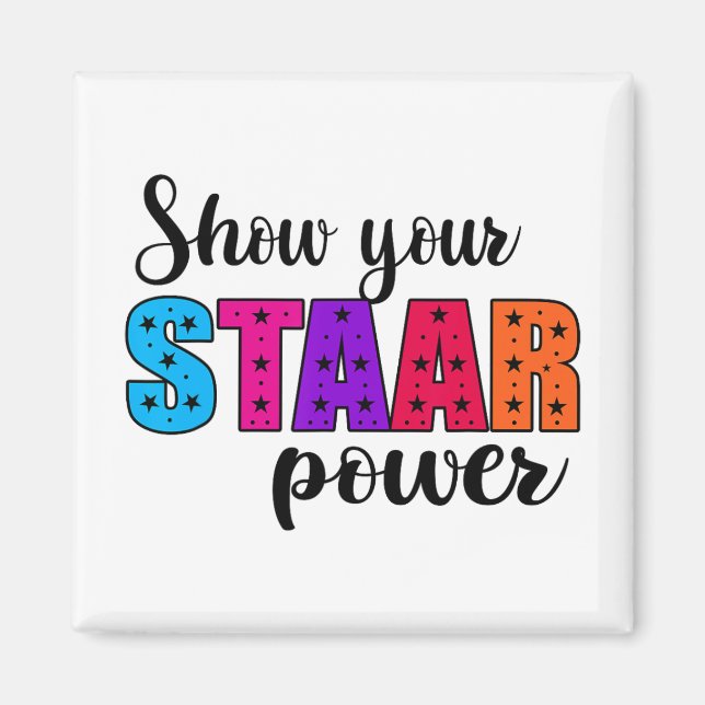 Imã Professora do Dia do Teste de Energia de Staar (Frente)