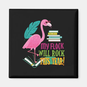 Imã Professora Flamingo Meu Relógio Vai Balançar A Esc