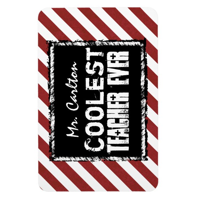 Ímã Professora Mais Fria Alguma Vez Tiras Vermelhas De (Vertical)