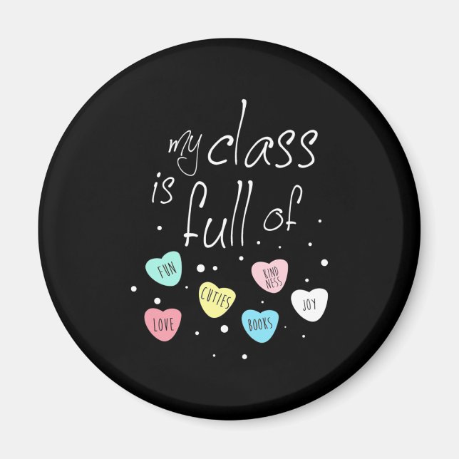 Imã Professora Minha Classe É Cheio De Divertimento (Frente)