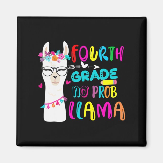 Imã Professora Prob Llama No 4º Grau Volta Ao (Frente)