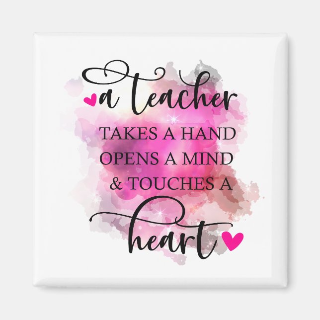 Imã Professora toca ímã no coração (Frente)