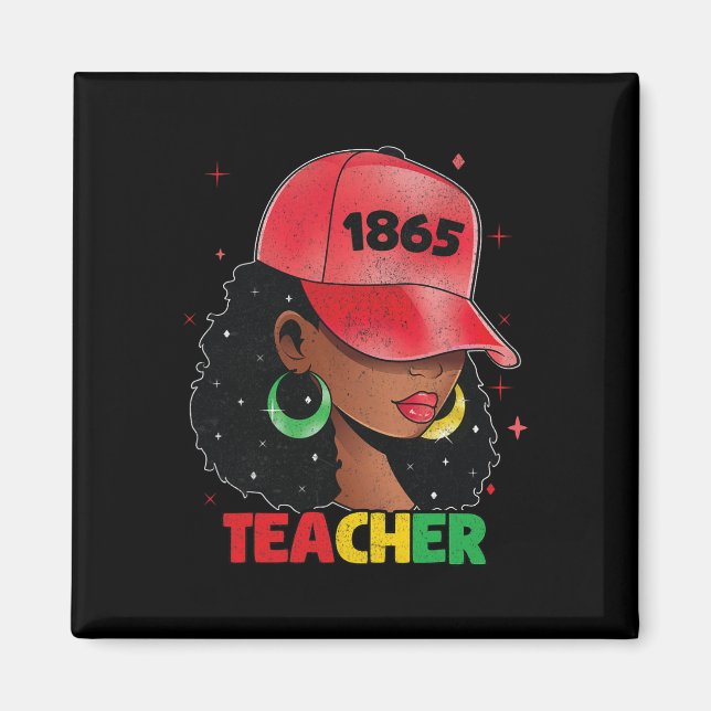 Imã Professoras Negras Afro Melanina Mês da História N (Frente)
