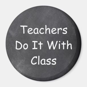 Imã Professores Classe Chalkboard Design Idea