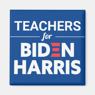 Imã Professores de Biden Harris Texto Personalizado Az