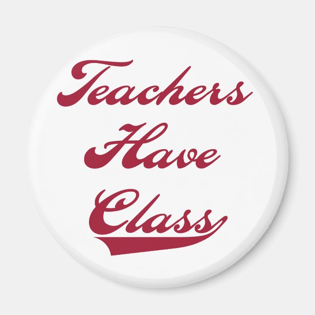 Imã Professores De Classe Vermelha (Frente)