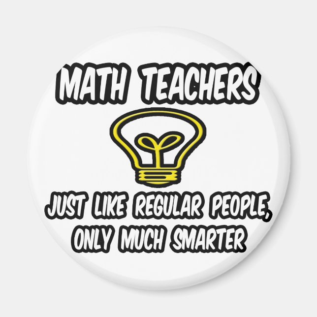 Imã Professores De Matemática... Como Pessoas Regulare (Frente)