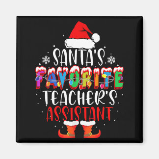Imã Professores Favoritos de Papai Noel Natal Divertid