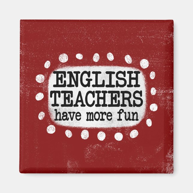 Imã Professores Ingleses Têm Mais Magnetos De Refriger (Frente)