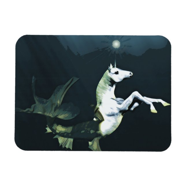 Ímã Profundidade no mar do imã de vinilo (Horizontal)