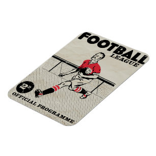 Ímã Programa de futebol antigo