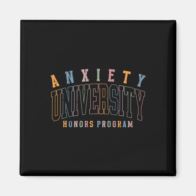Imã Programa de Honra da Universidade Ansiedade, Saúde (Frente)