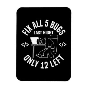 Ímã Programador Corrigir Todos os 5 Insetos