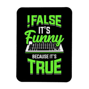 Ímã Programador False É Engraçado