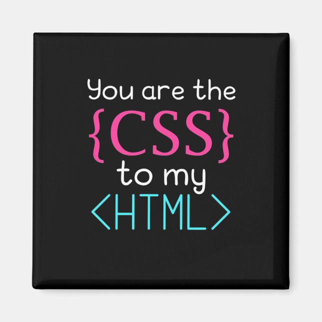 Imã Programador Você É O Css Para Meu Html (Frente)