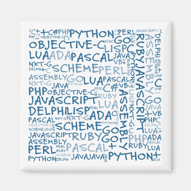 Imã Programadores têm várias habilidades de programaçã (Frente)