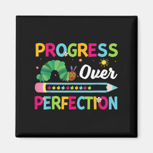 Imã Progresso Motivacional Em Relação À Perfeição De V