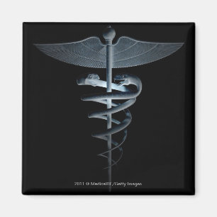 Imã Projector em um caduceus médico