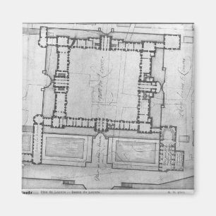 Imã Projete para as construções orientais do Louvre