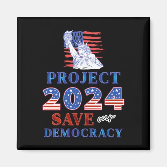 Imã Projeto 2024 Salva a Nossa Democracia (Frente)