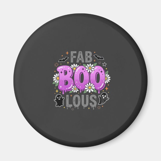 Imã Projeto de Fantasma de Halloween Fab Boo Lous_1 (Frente)