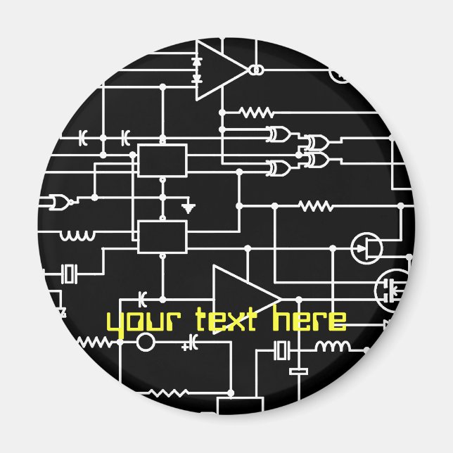 Imã projeto eletrônico (Frente)