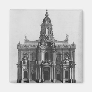 Imã Projeto para a igreja do Santo-Sulpice