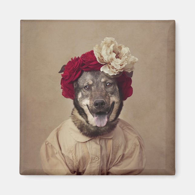 Imã Projeto Shelter Pets - Sra. Smith (Frente)